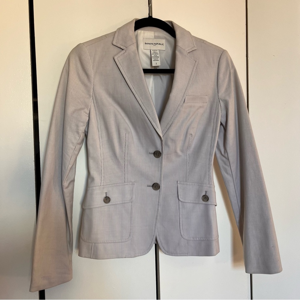 Banana Republic Striped Blazer